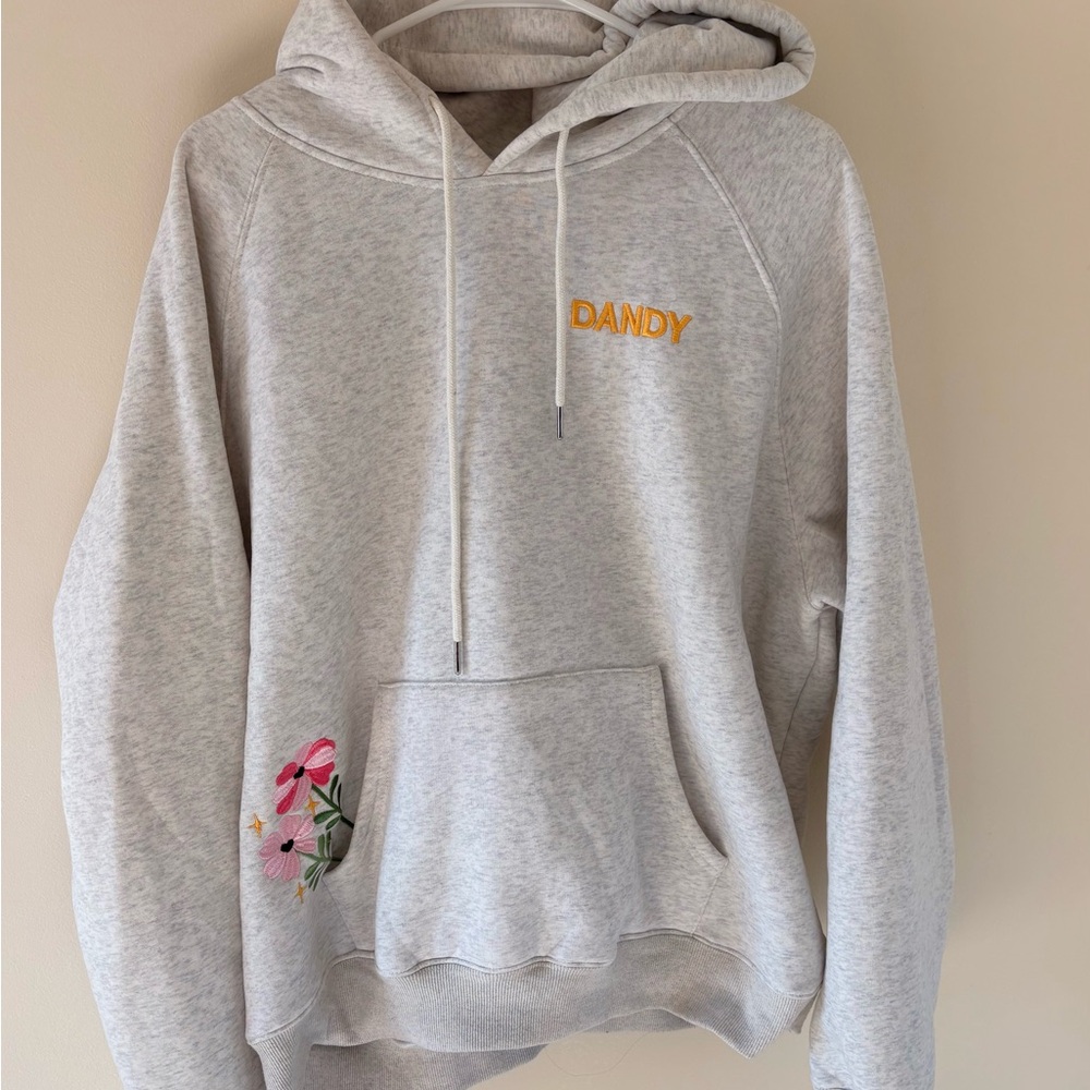Dandy Worldwide flower Embroidered Hoodie